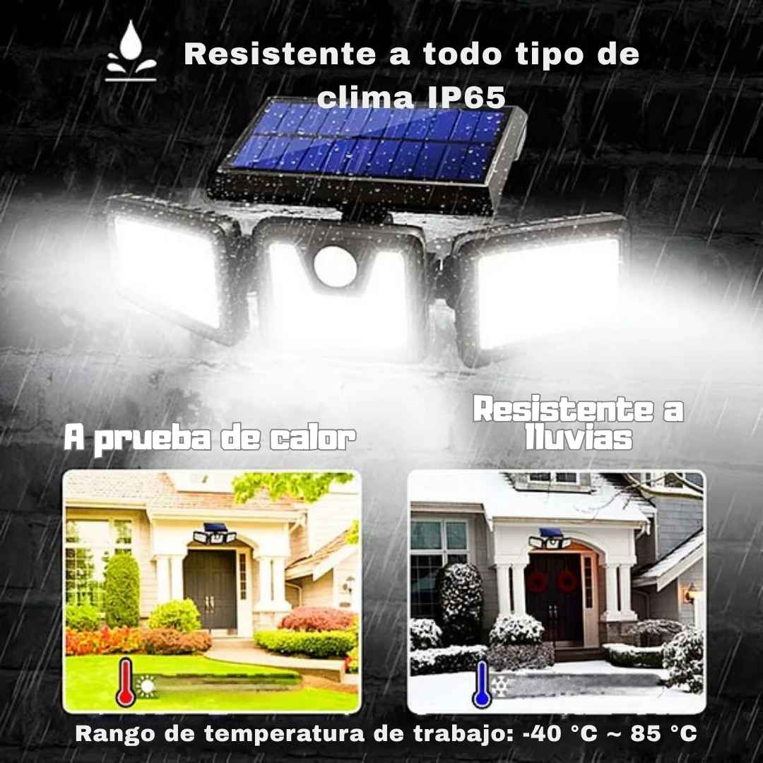 LAMPARA SOLAR JARDIN CON CONTROL HOGAR.