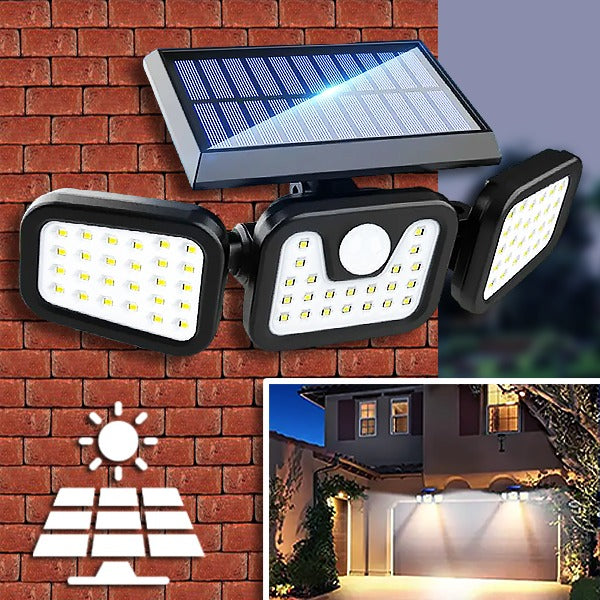 LAMPARA SOLAR JARDIN CON CONTROL HOGAR.